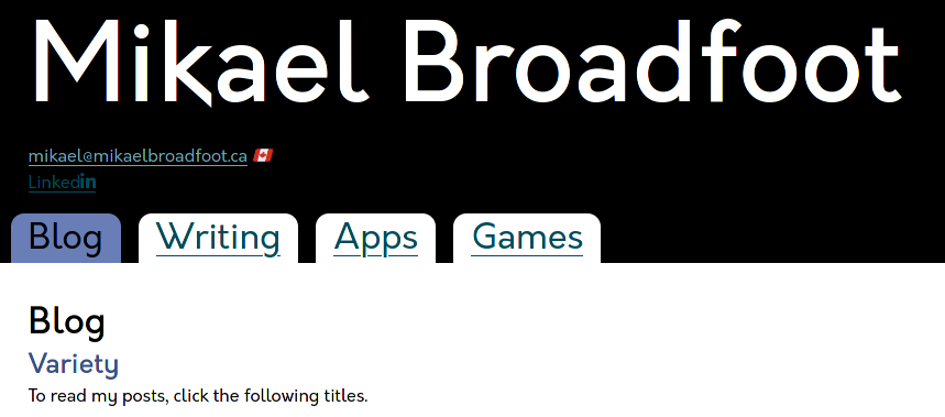 this website screenshot